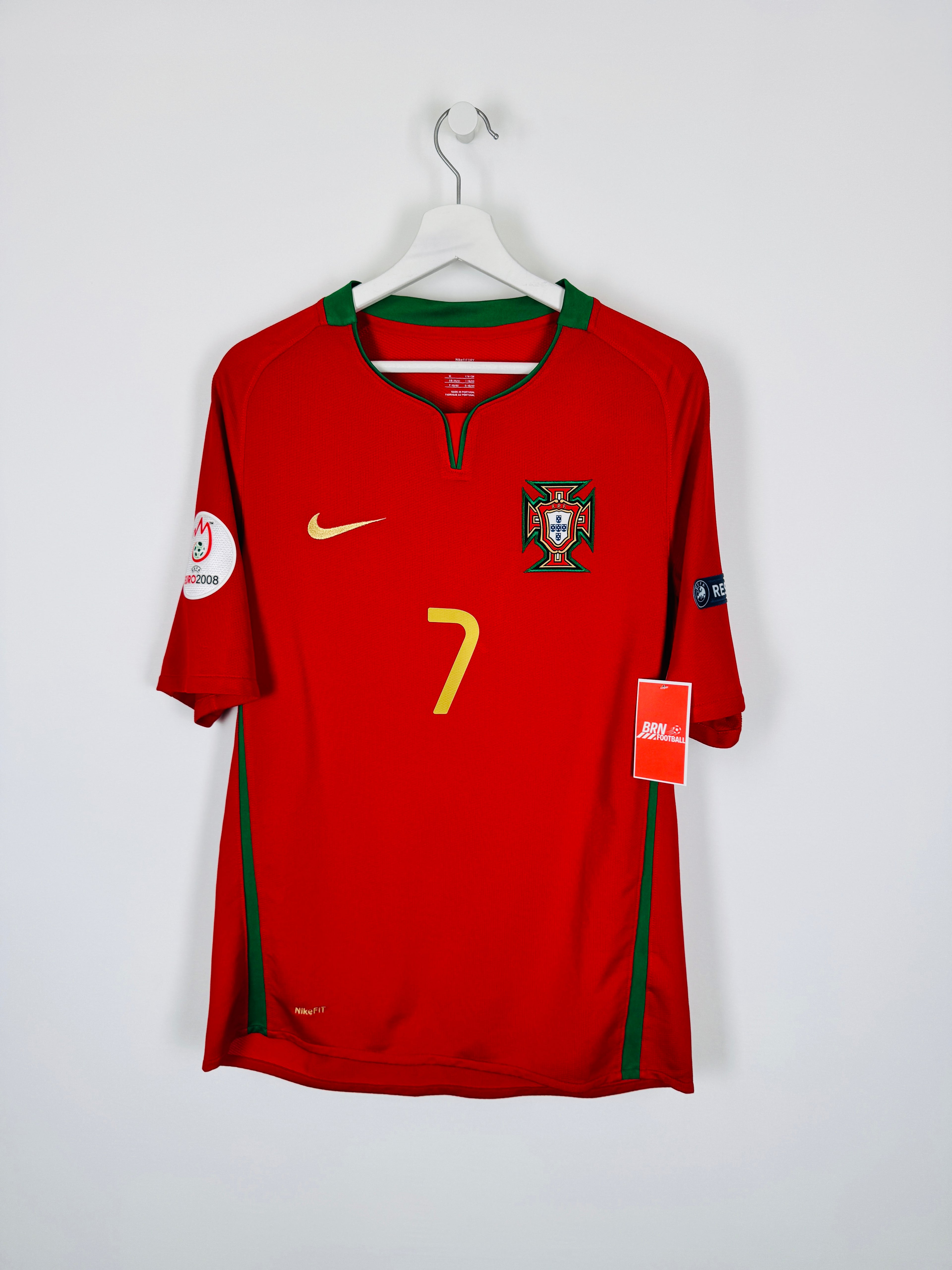 PORTUGAL 2008 HOME FOOTBALL JERSEY - C.RONALDO #7 (M)