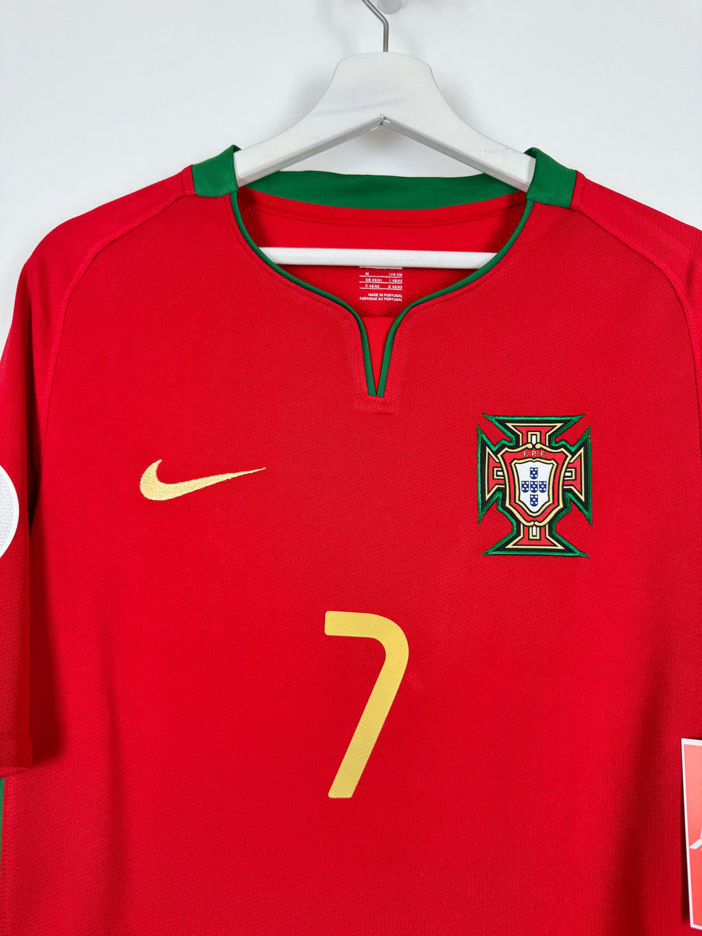 PORTUGAL 2008 HOME FOOTBALL JERSEY - C.RONALDO #7 (M)