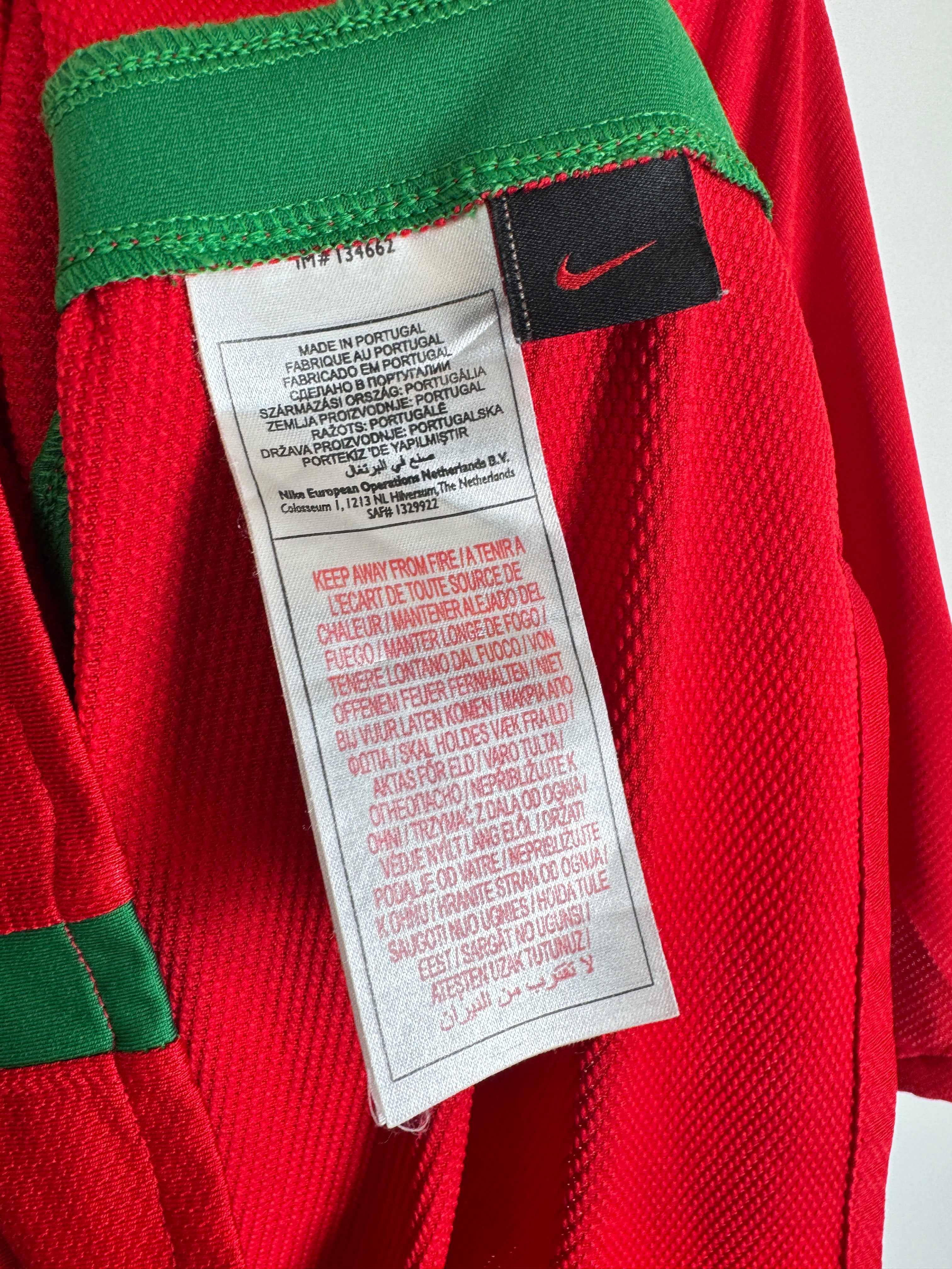 PORTUGAL 2008 HOME FOOTBALL JERSEY - C.RONALDO #7 (M)