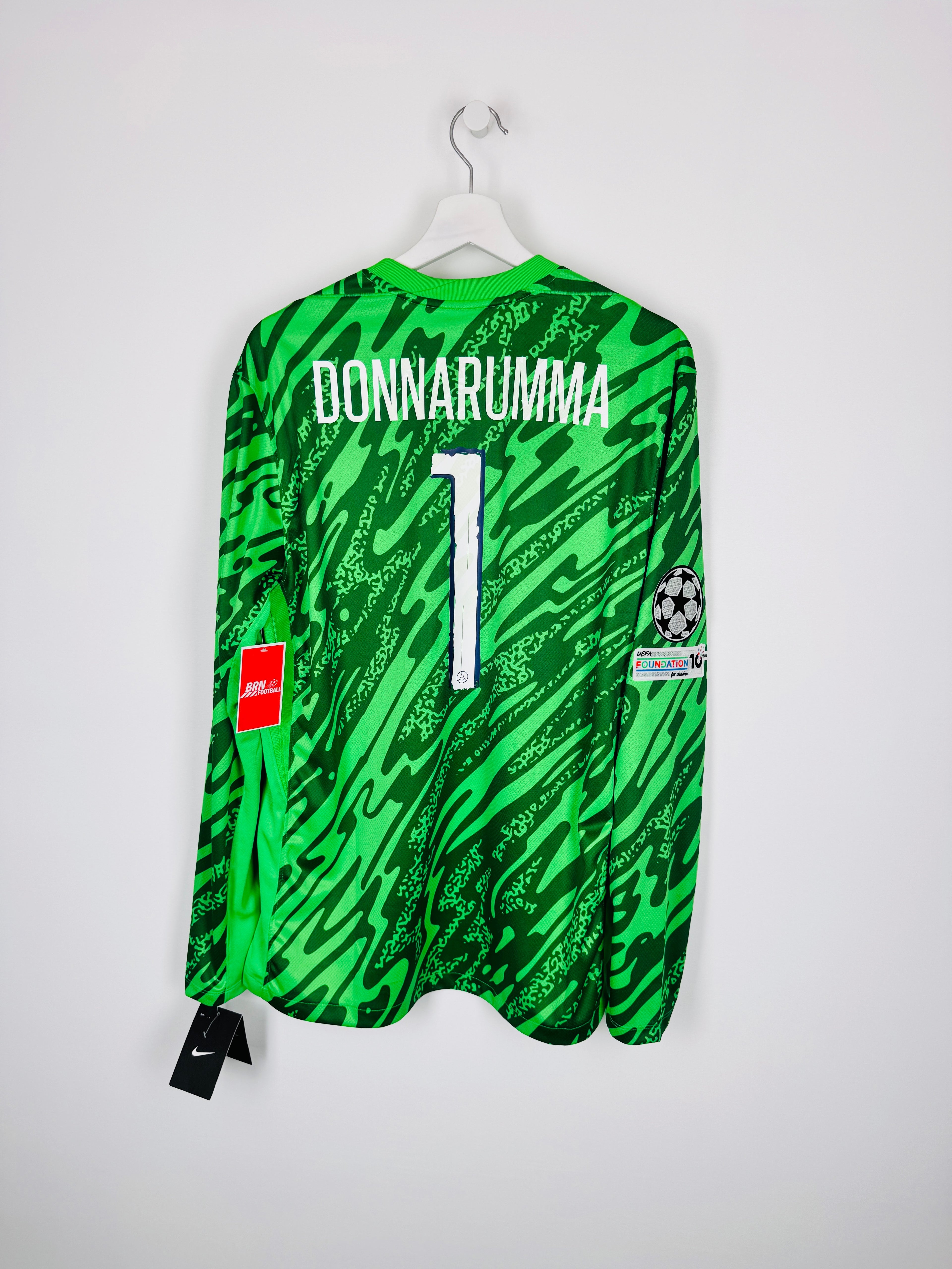 PSG FOOTBALL JERSEY 1997/1998 HOME - NGOTTY #4 (S)