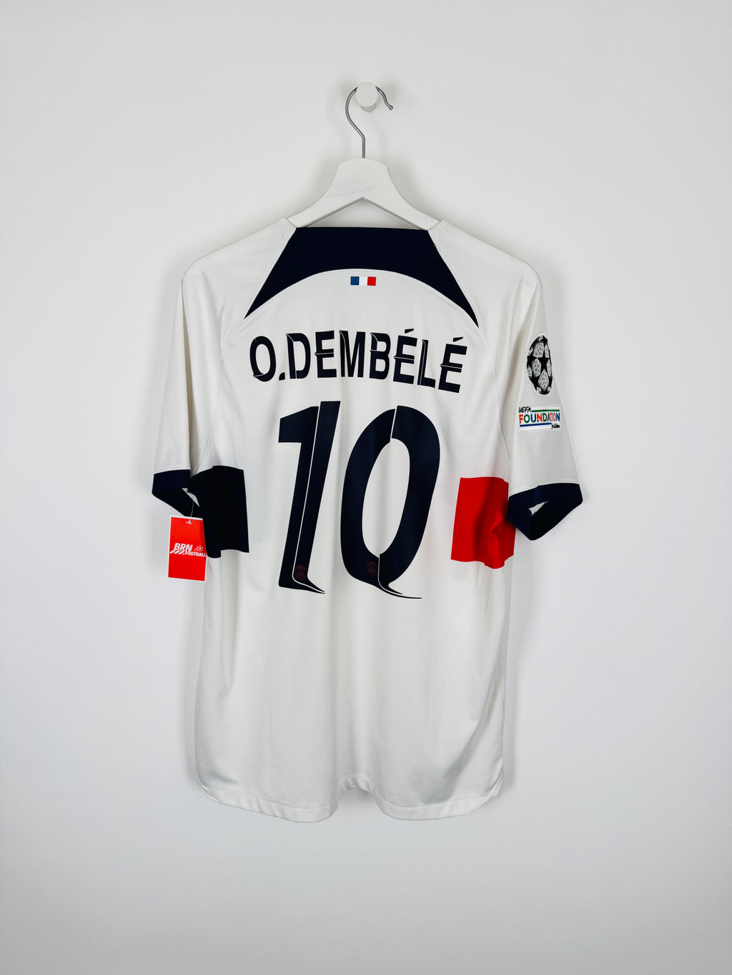 PSG AWAY FOOTBALL SHIRT 2023/2024 - O.DEMBÉLÉ #10 (L)