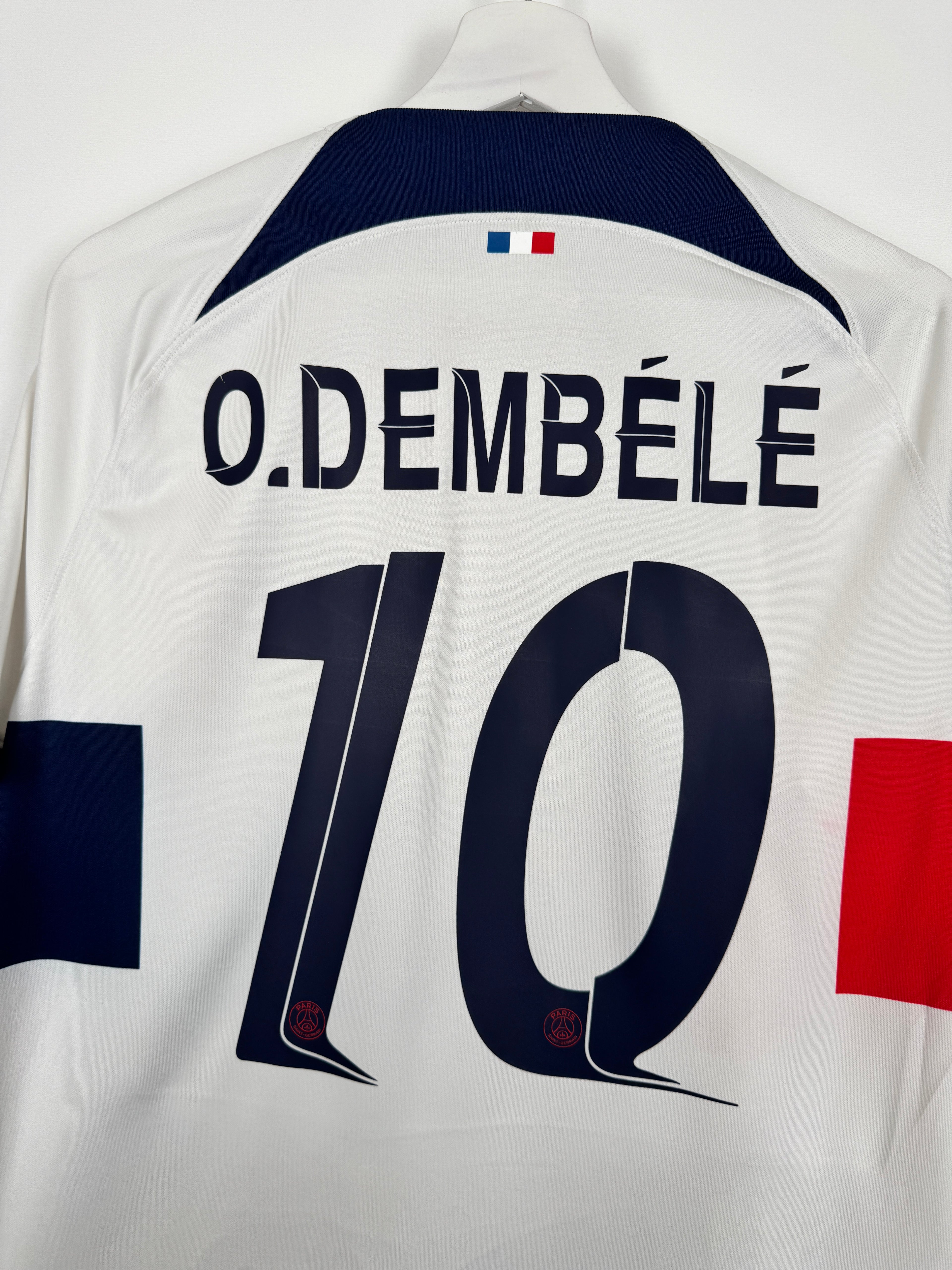 PSG AWAY FOOTBALL SHIRT 2023/2024 - O.DEMBÉLÉ #10 (L)