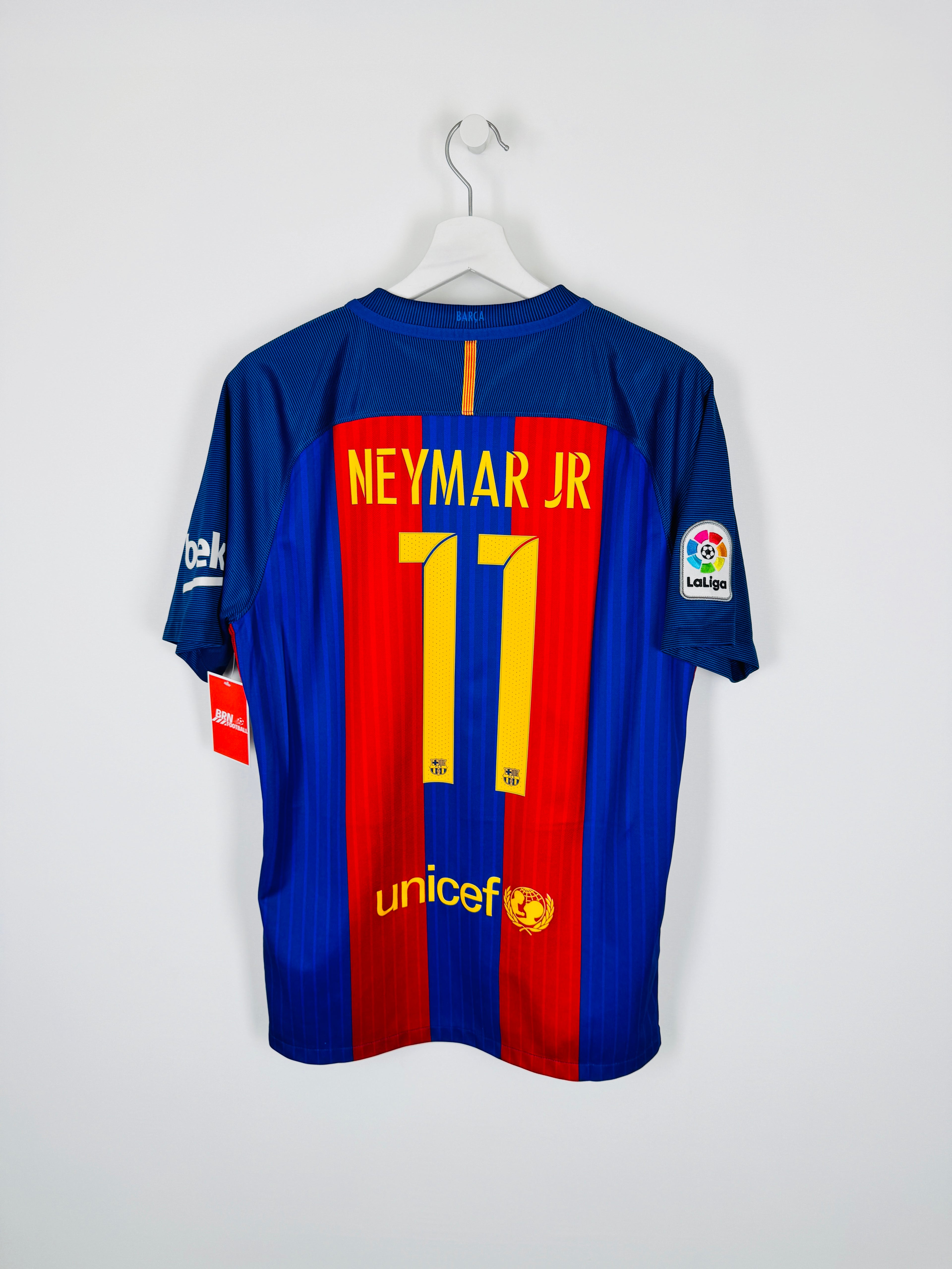 BARCELONA 2016/2017 HOME FOOTBALL JERSEY - NEYMAR JR #11 (M)