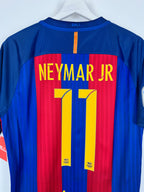 BARCELONA 2016/2017 HOME FOOTBALL JERSEY - NEYMAR JR #11 (M)