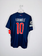 PSG FOOTBALL JERSEY 1997/1998 HOME - NGOTTY #4 (S)