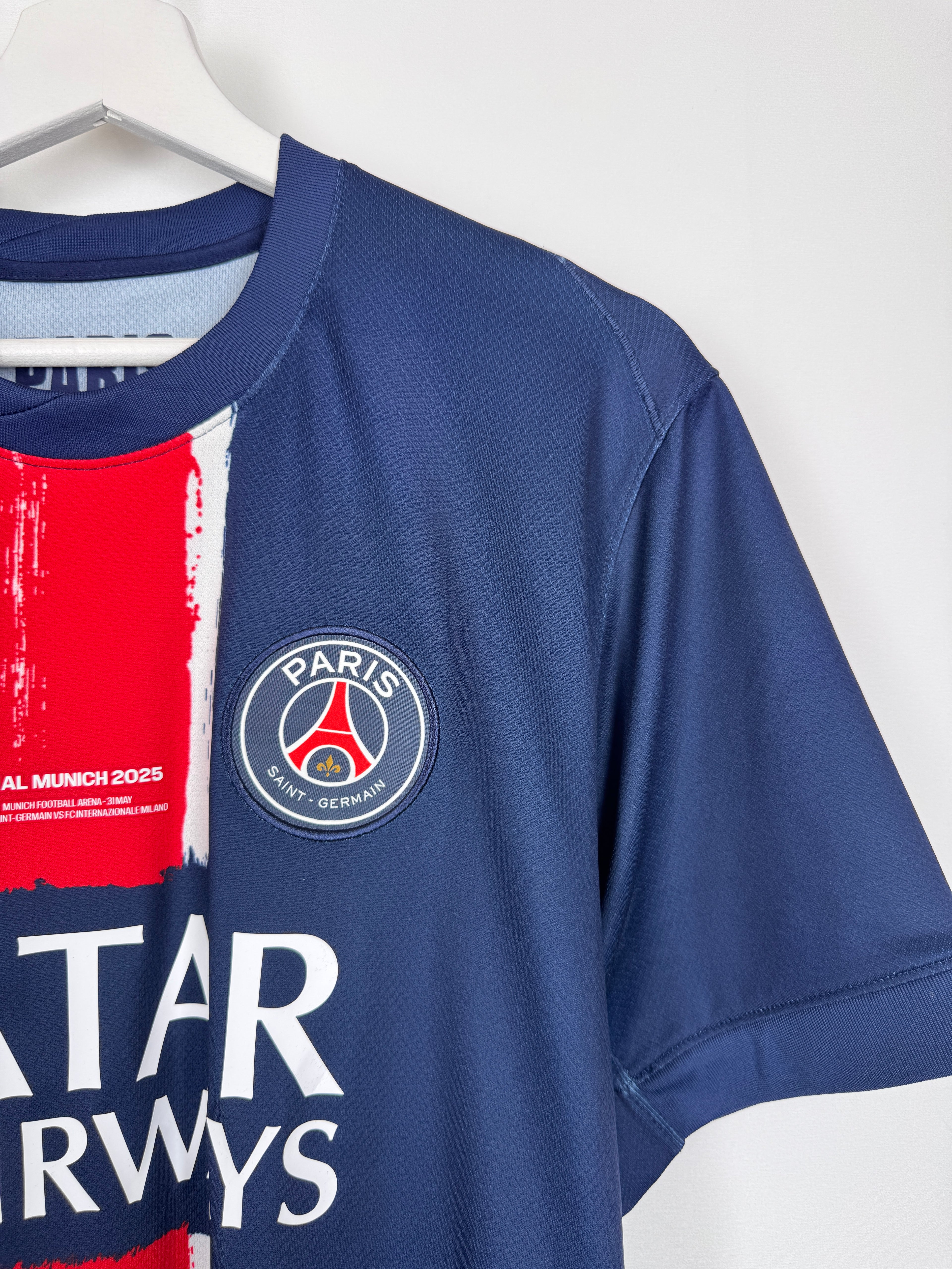 PSG FOOTBALL JERSEY 1997/1998 HOME - NGOTTY #4 (S)