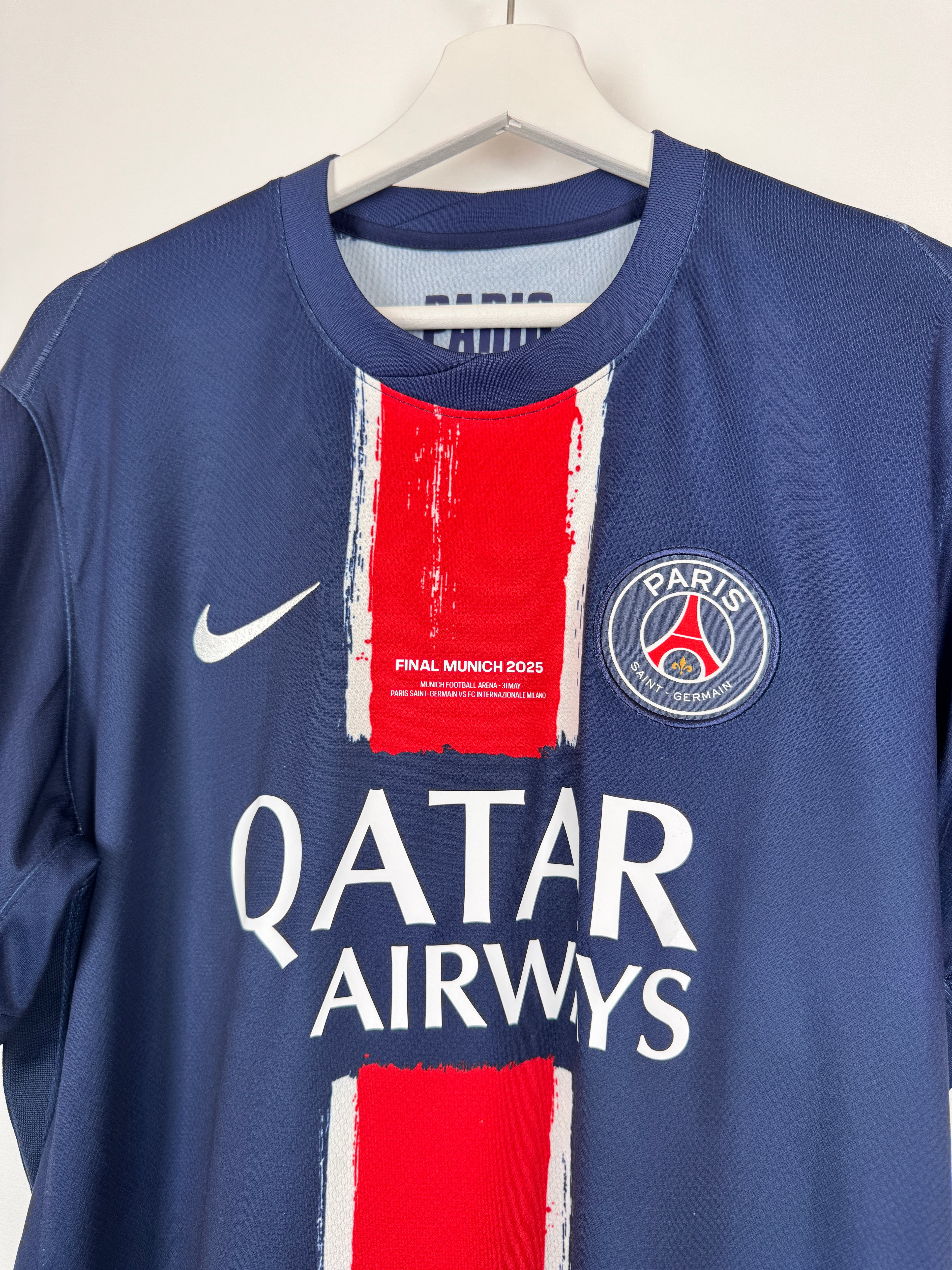 PSG FOOTBALL JERSEY 1997/1998 HOME - NGOTTY #4 (S)