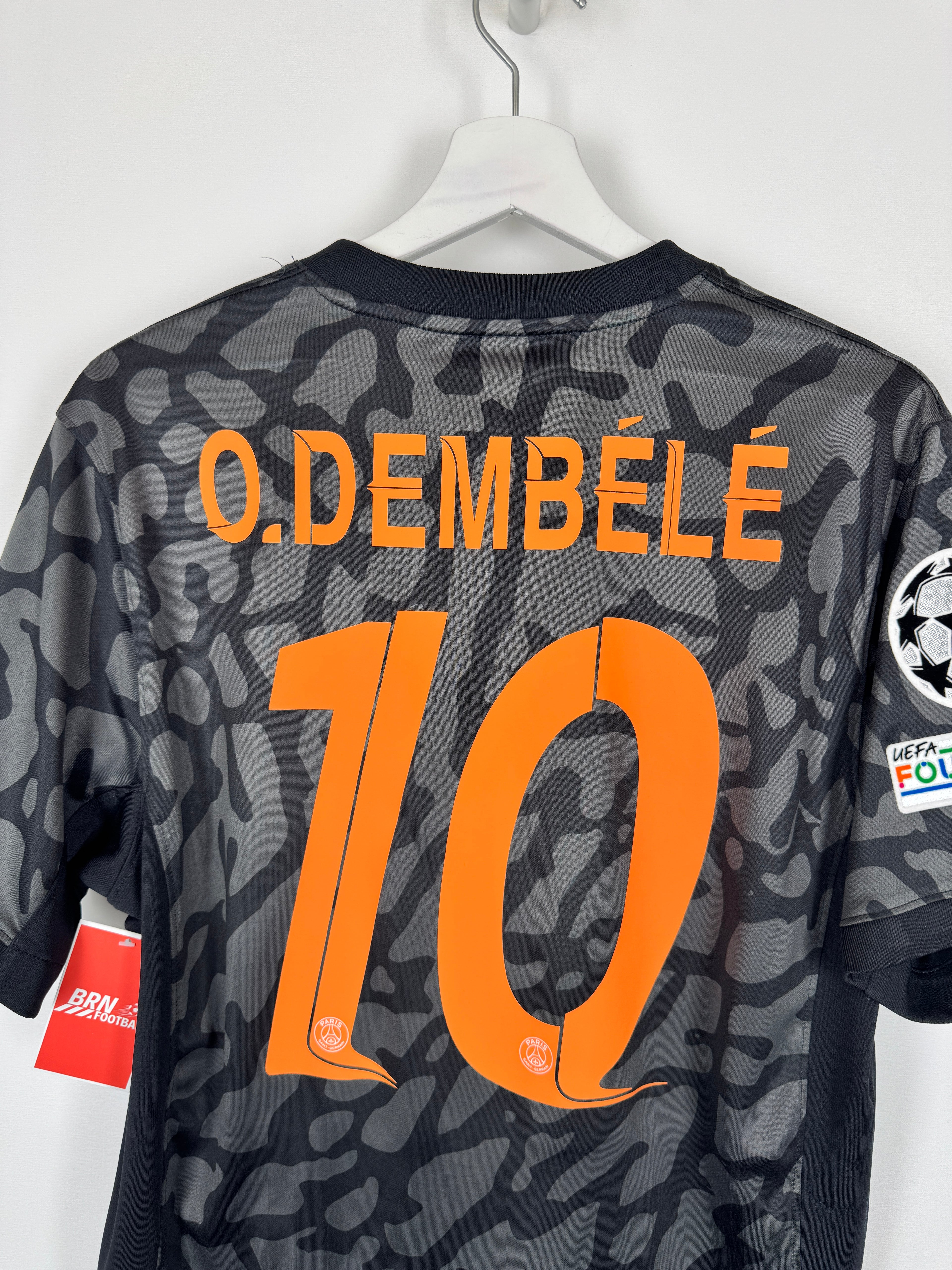 PSG 2023/2024 THIRD FOOTBALL JERSEY - O.DEMBÉLÉ #10 (M)