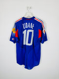 FRANCE NATIONAL FOOTBALL TEAM 2004 HOME JERSEY - ZIDANE #10 (L)