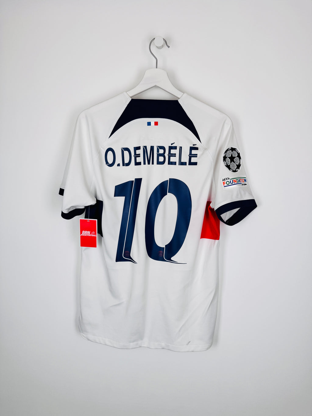 PSG FOOTBALL JERSEY 1997/1998 HOME - NGOTTY #4 (S)