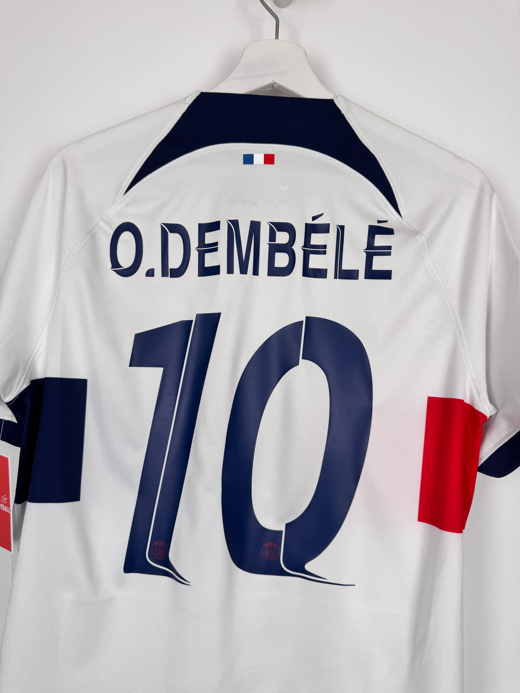 PSG FOOTBALL JERSEY 1997/1998 HOME - NGOTTY #4 (S)