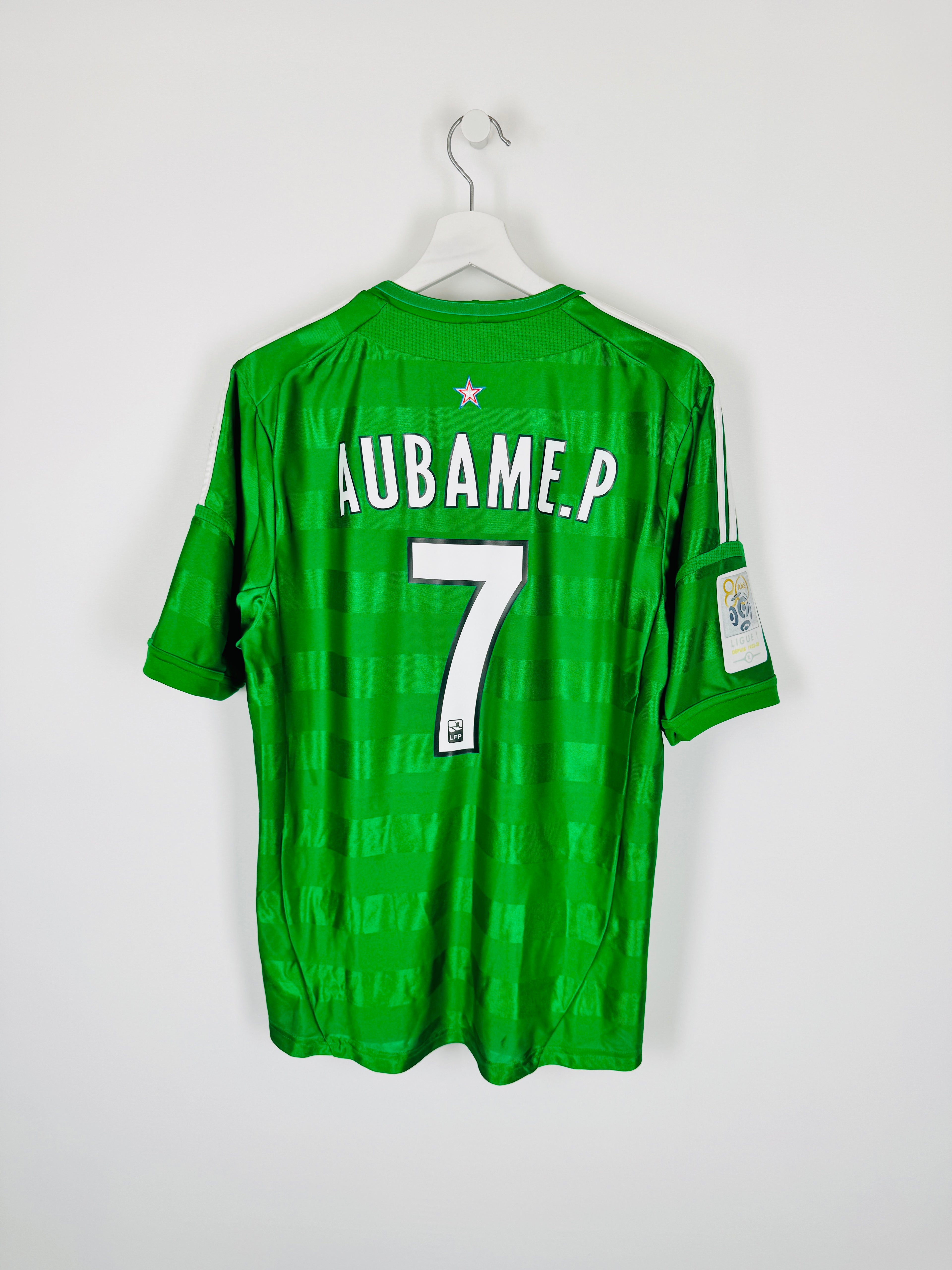 SAINT-ÉTIENNE FOOTBALL JERSEY 2012/2013 HOME - AUBAMEYANG.P #7 (L)