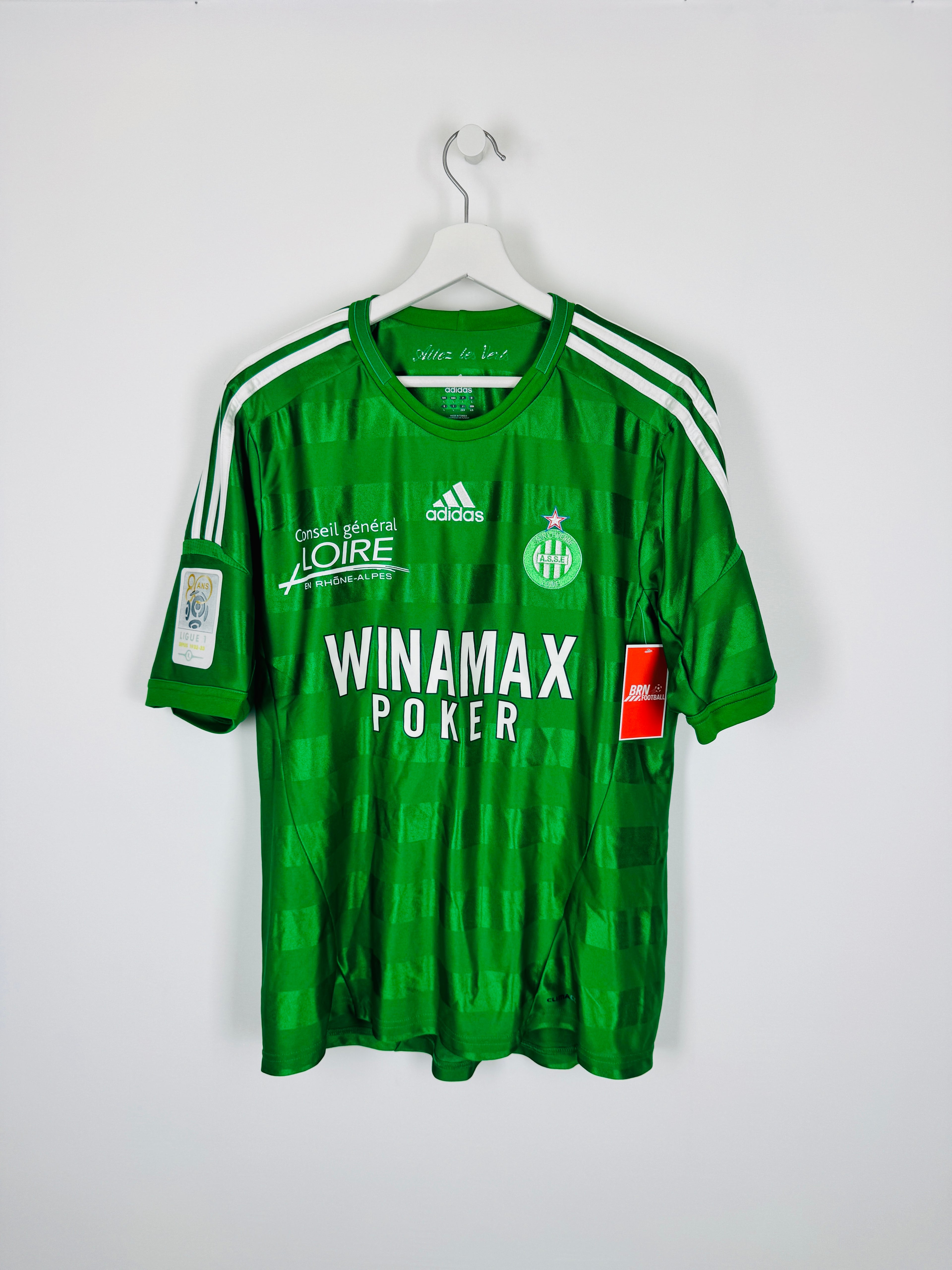 SAINT-ÉTIENNE FOOTBALL JERSEY 2012/2013 HOME - AUBAMEYANG.P #7 (L)