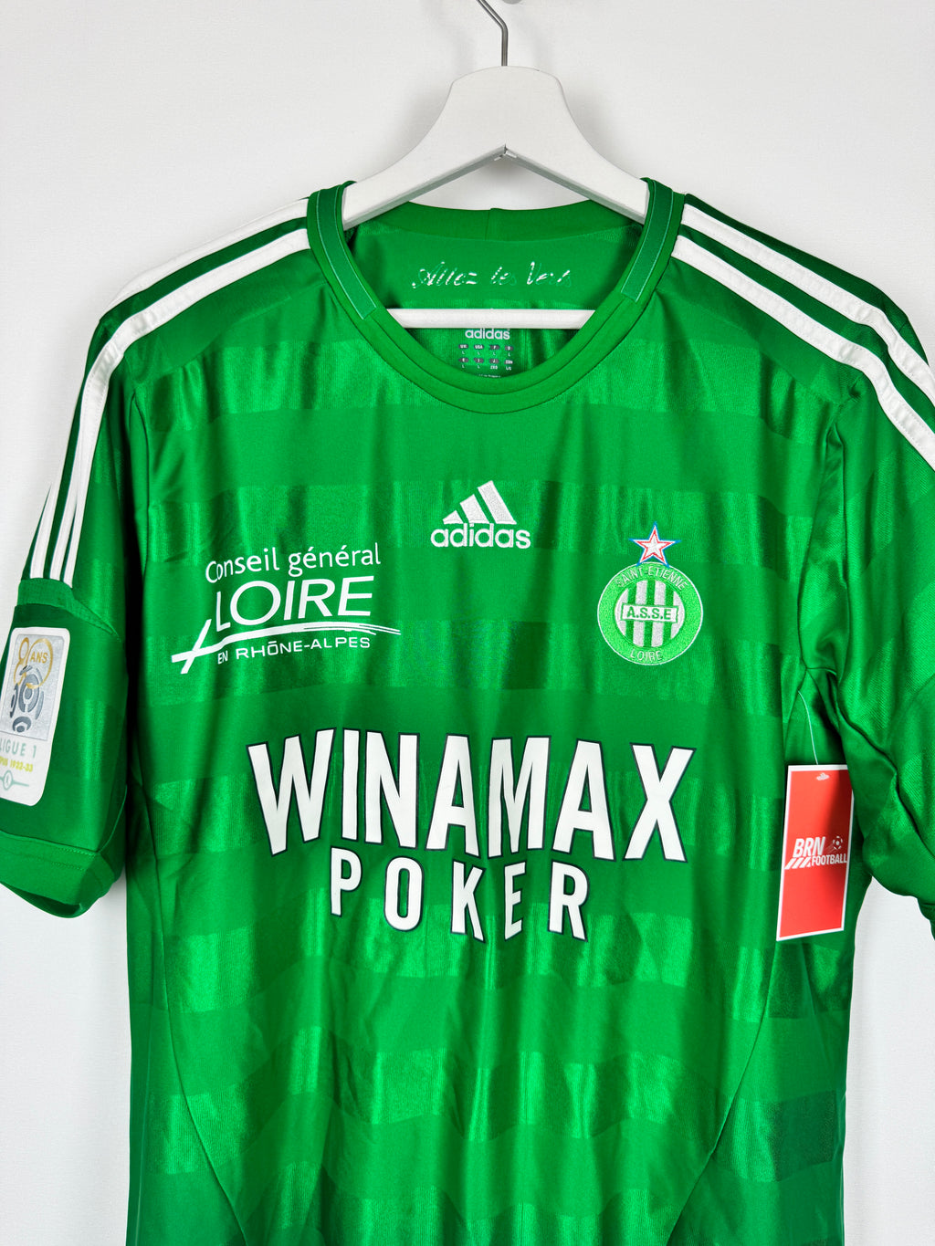 SAINT-ÉTIENNE FOOTBALL JERSEY 2012/2013 HOME - AUBAMEYANG.P #7 (L)