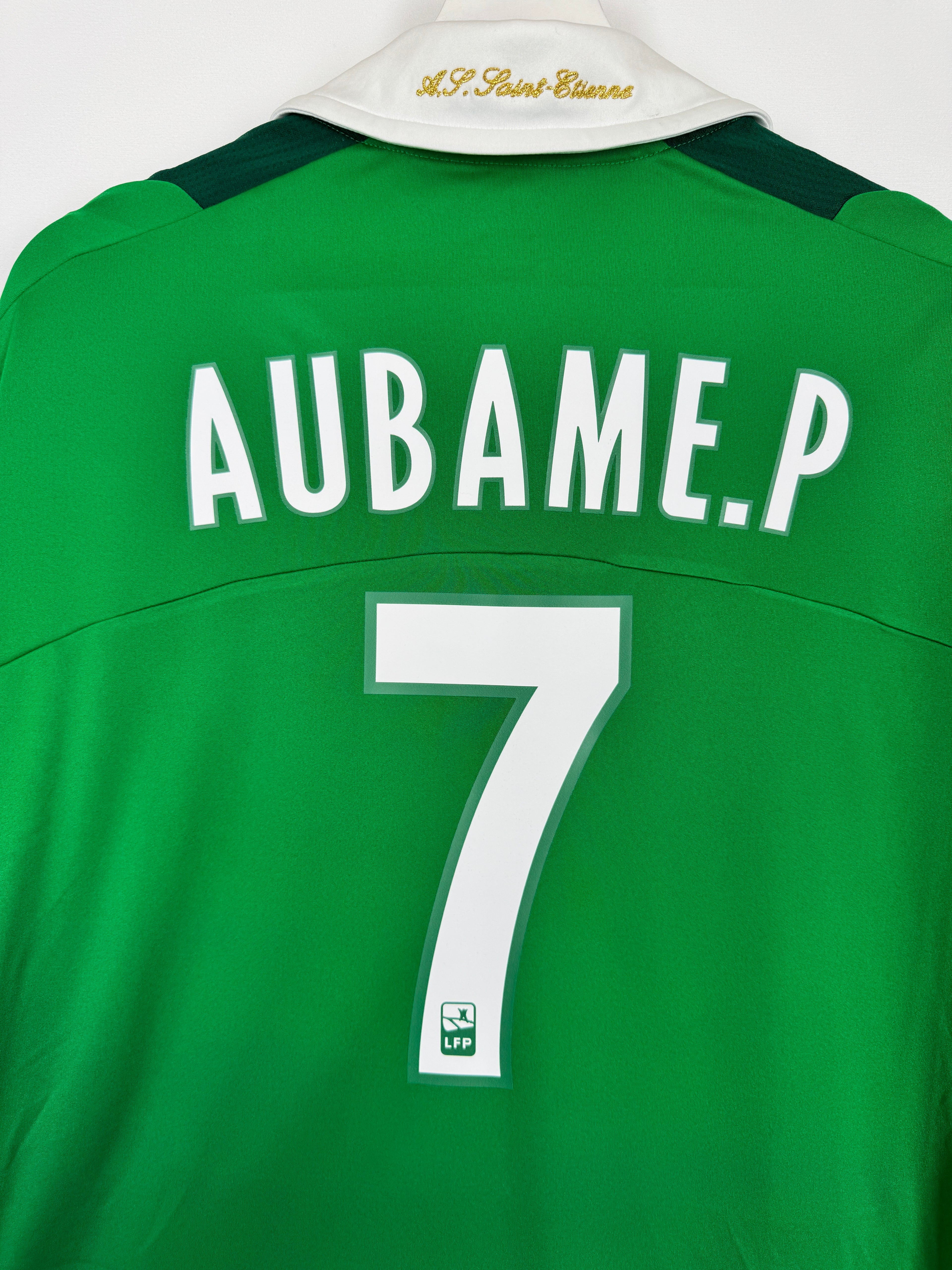 SAINT-ÉTIENNE 2011/2012 HOME FOOTBALL JERSEY - AUBAMEYANG.P #7 (XXL)
