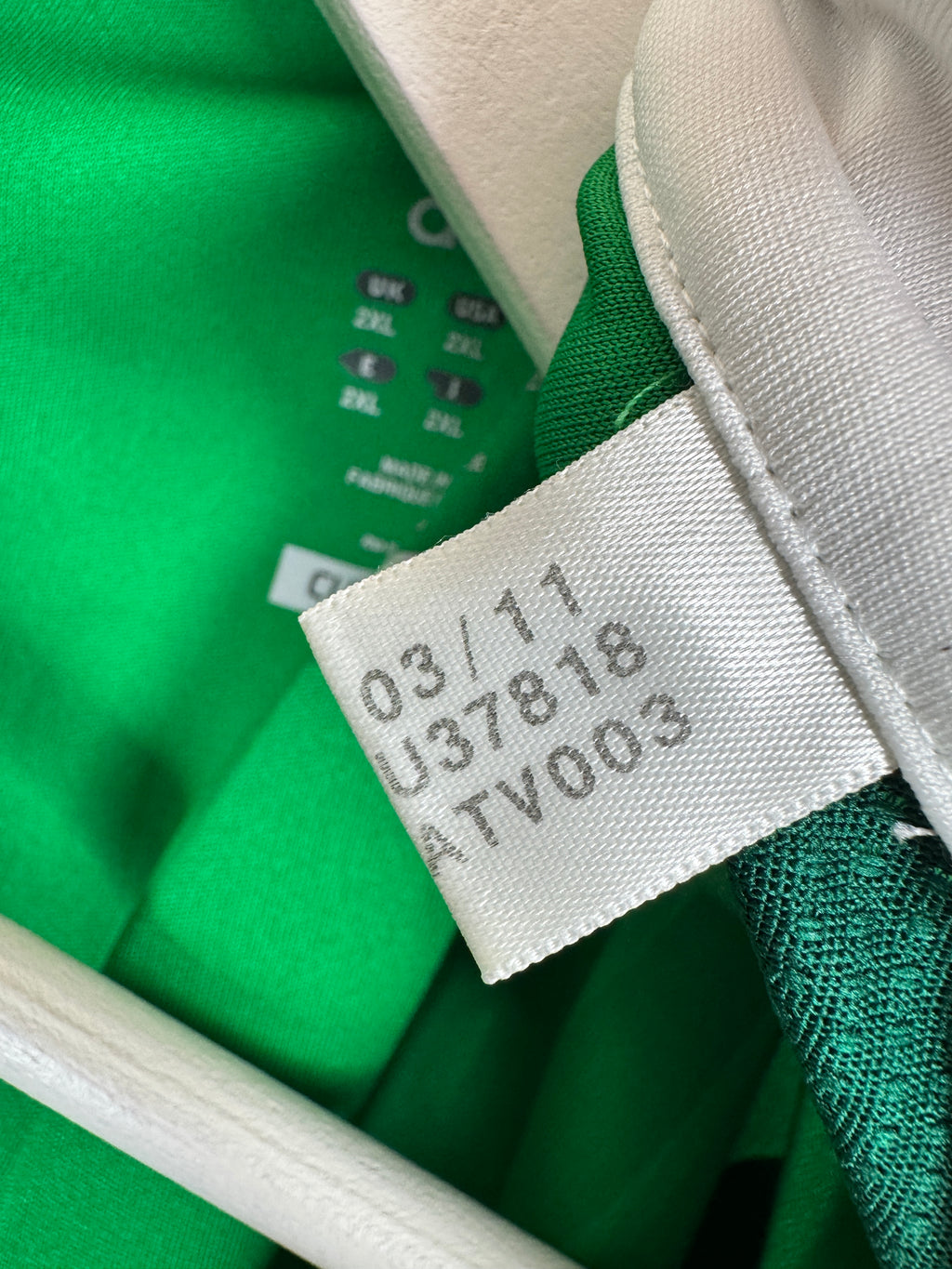 SAINT-ÉTIENNE 2011/2012 HOME FOOTBALL JERSEY - AUBAMEYANG.P #7 (XXL)