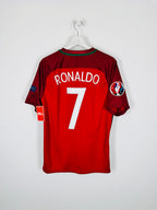 PORTUGAL 2016 HOME FOOTBALL JERSEY - RONALDO #7 (M)