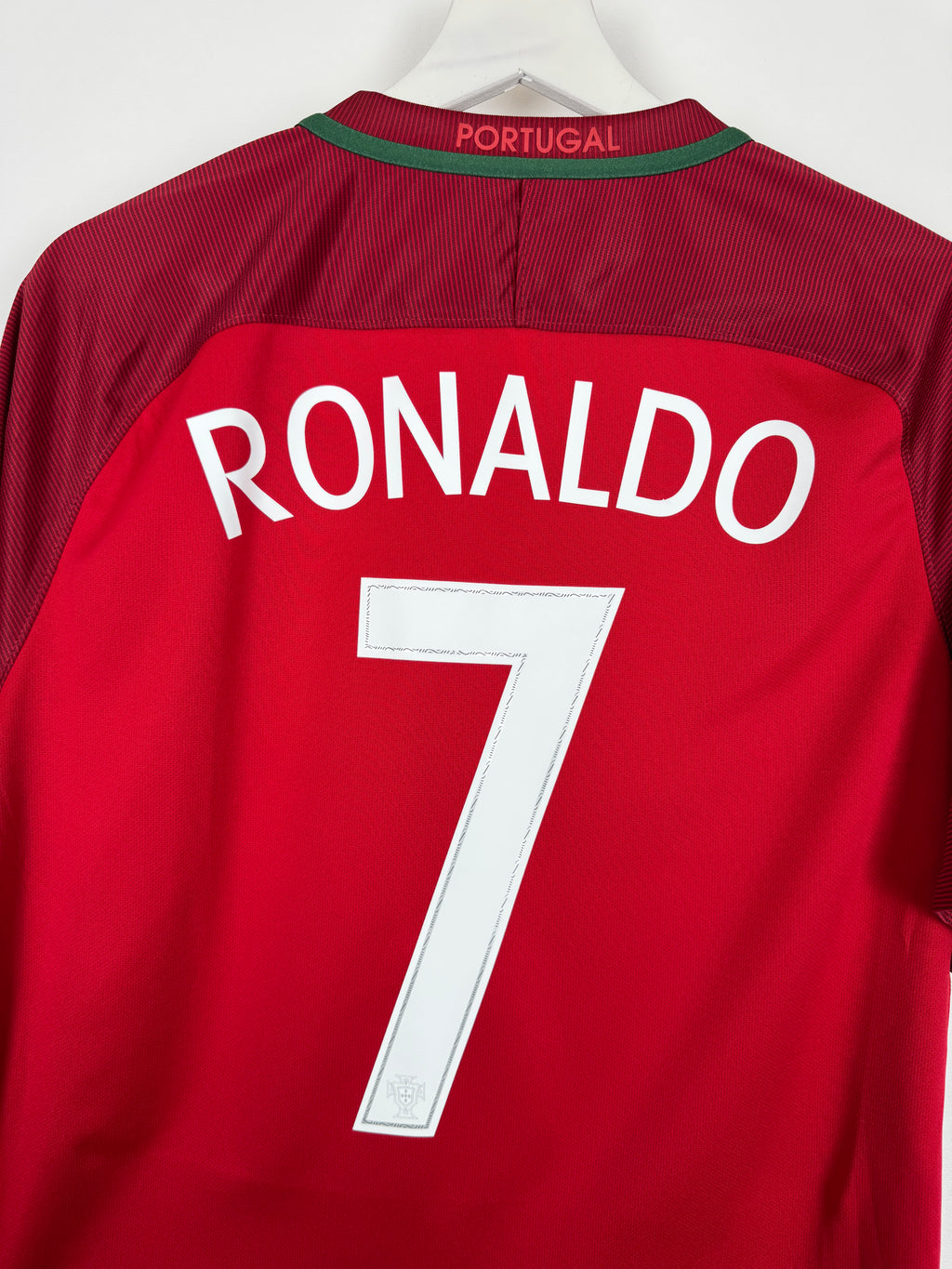 PORTUGAL 2016 HOME FOOTBALL JERSEY - RONALDO #7 (M)