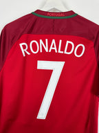 PORTUGAL 2016 HOME FOOTBALL JERSEY - RONALDO #7 (M)