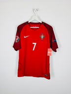 PORTUGAL 2016 HOME FOOTBALL JERSEY - RONALDO #7 (M)