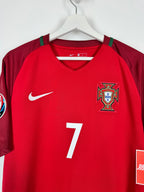 PORTUGAL 2016 HOME FOOTBALL JERSEY - RONALDO #7 (M)