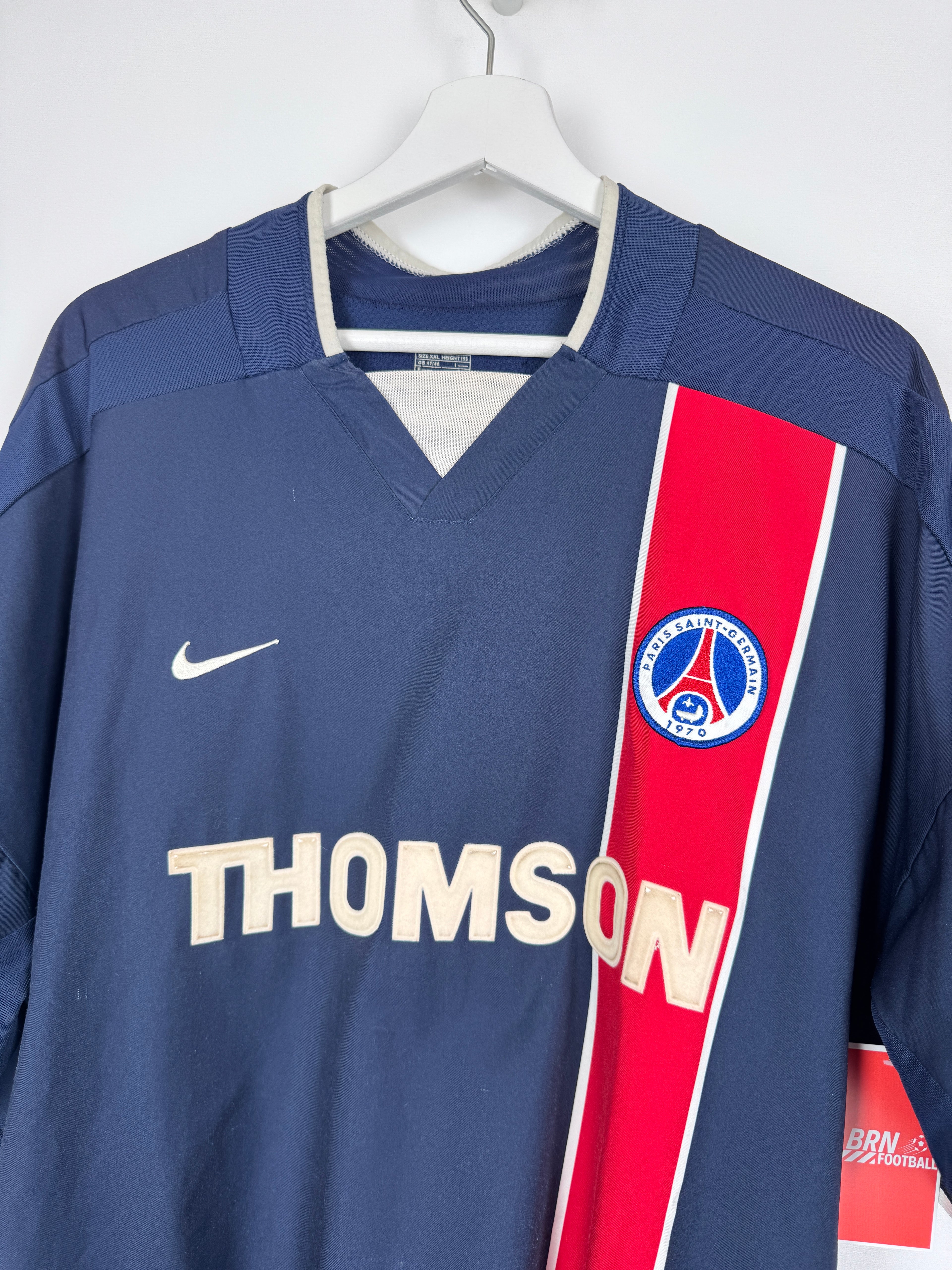 PSG FOOTBALL JERSEY 1997/1998 HOME - NGOTTY #4 (S)