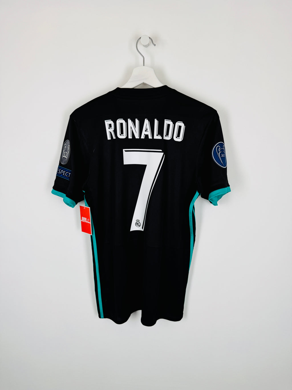 REAL MADRID FOOTBALL JERSEY 2017/2018 AWAY - RONALDO #7 (S)