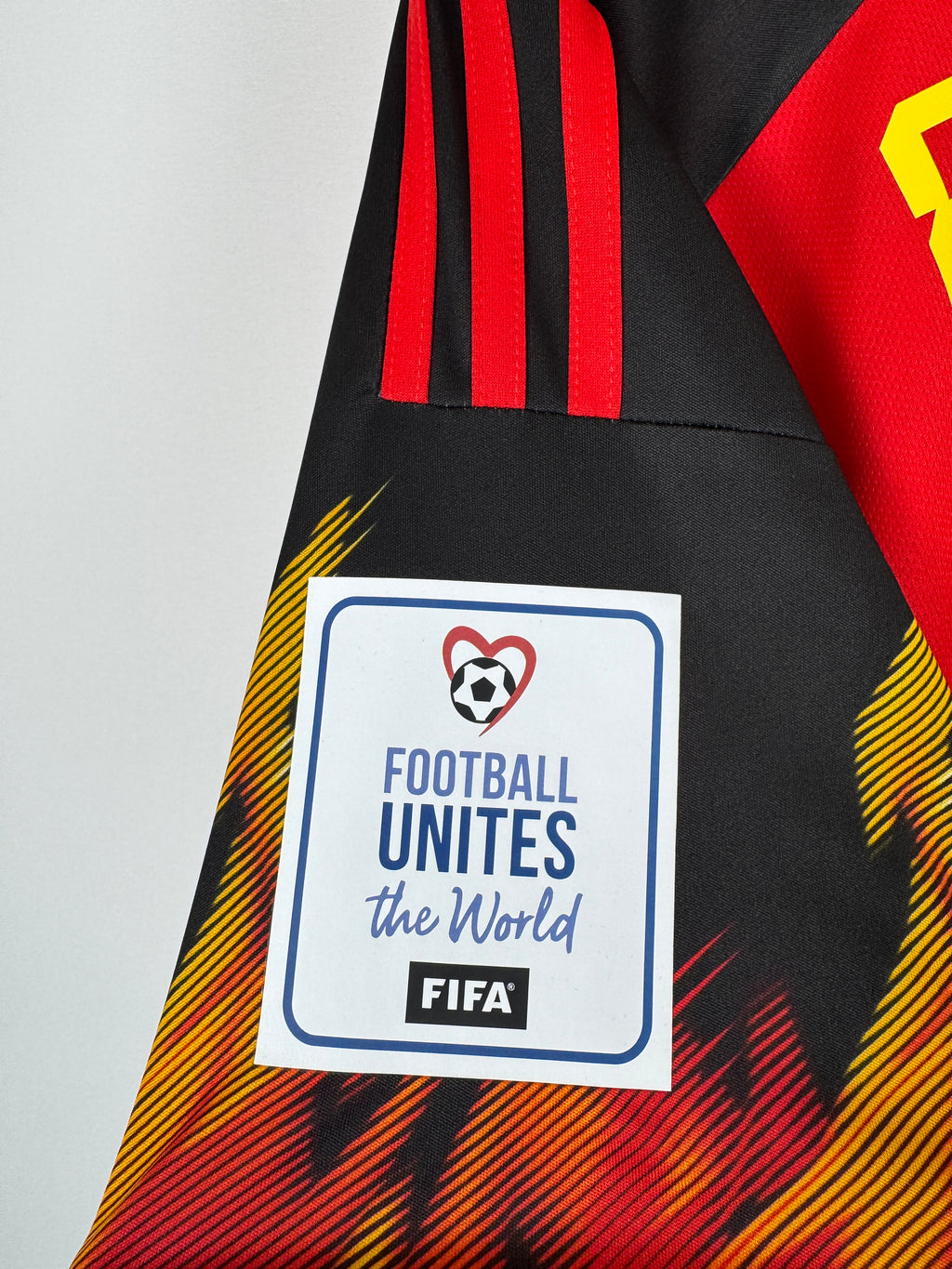 BELGIUM 2022 HOME FOOTBALL JERSEY - E.HAZARD #10 (L)