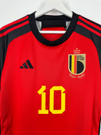 BELGIUM 2022 HOME FOOTBALL JERSEY - E.HAZARD #10 (L)