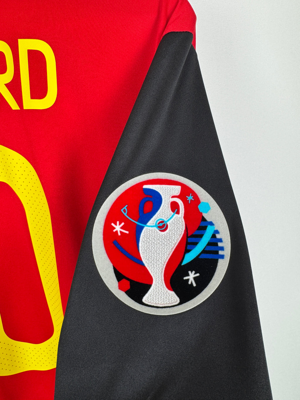 BELGIUM 2016 HOME FOOTBALL JERSEY - E.HAZARD #10 (M)