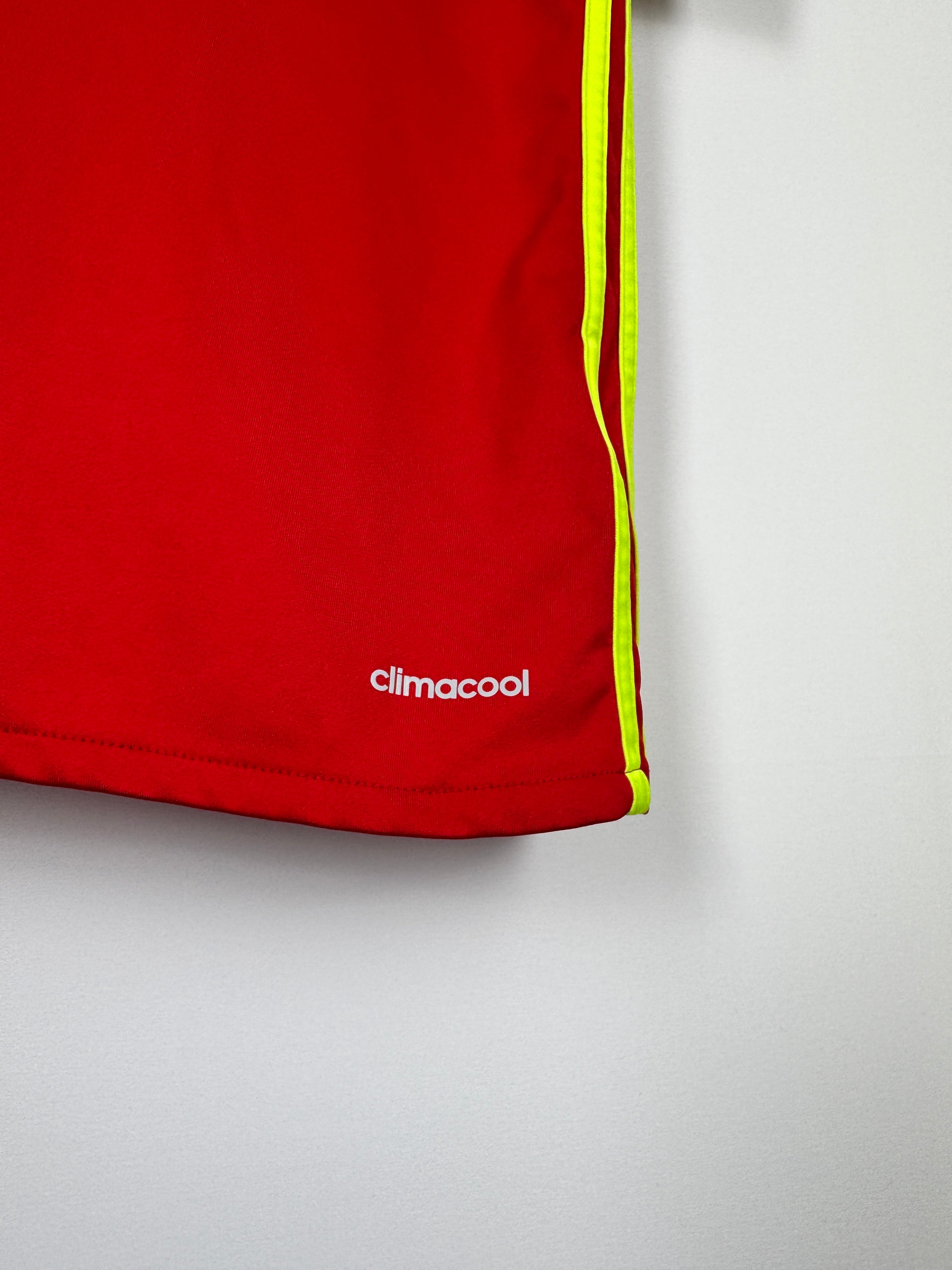BELGIUM 2016 HOME FOOTBALL JERSEY - E.HAZARD #10 (M)