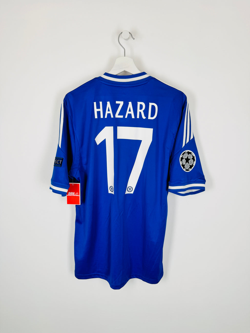 CHELSEA FOOTBALL JERSEY 2013/2014 HOME - HAZARD #17 (L)