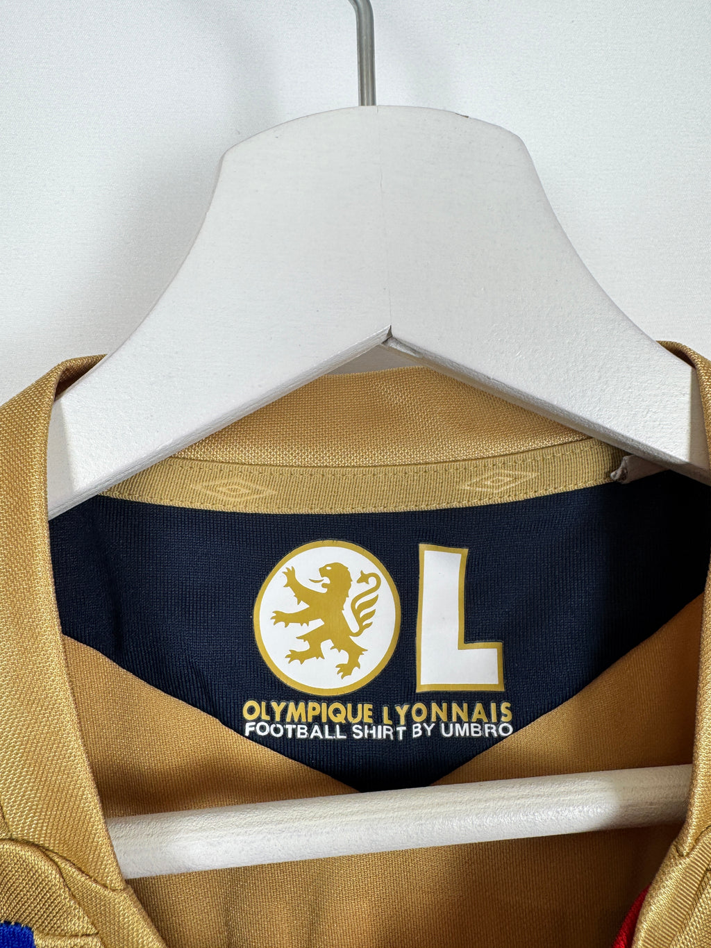 OLYMPIQUE LYONNAIS 2007/2008 AWAY FOOTBALL JERSEY - JUNINHO #8 (M)