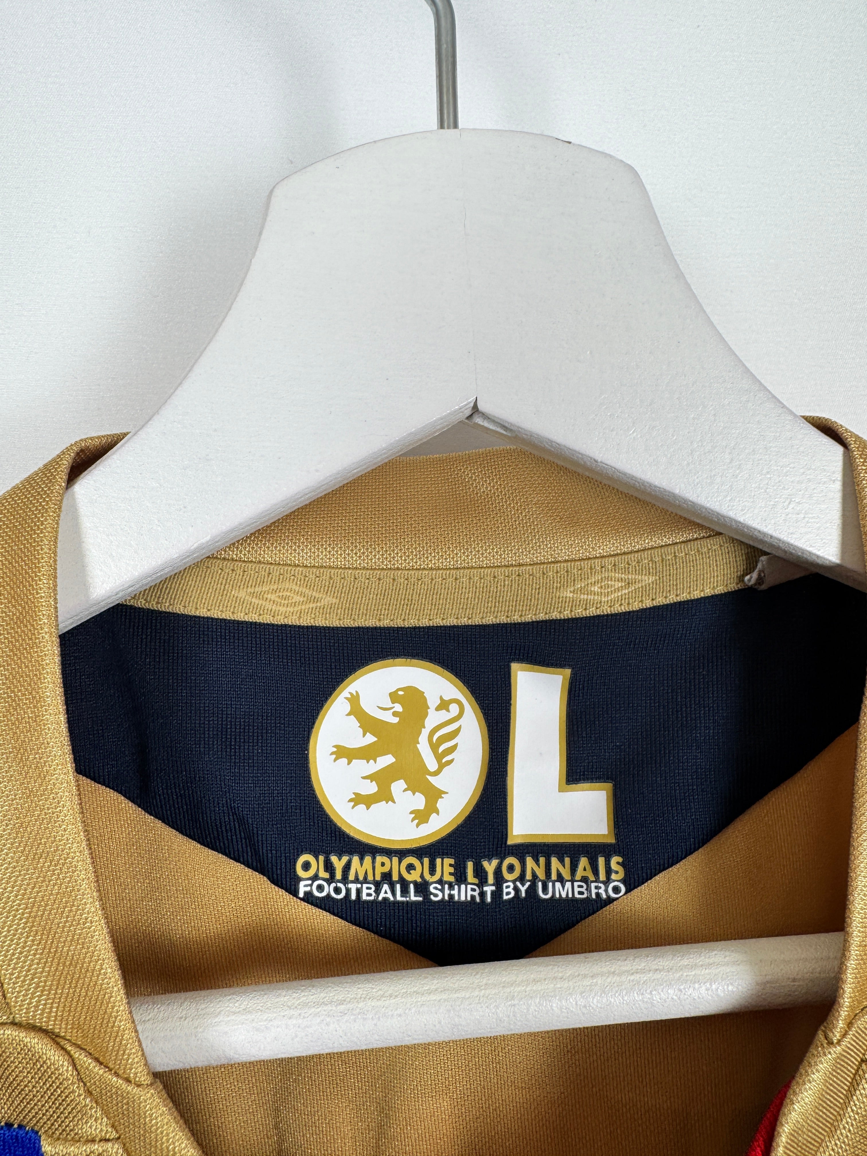 OLYMPIQUE LYONNAIS 2007/2008 AWAY FOOTBALL JERSEY - JUNINHO #8 (M)