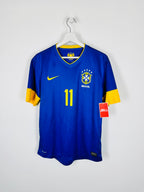 BRAZIL 2012 AWAY FOOTBALL SHIRT - NEYMAR #11 (M)