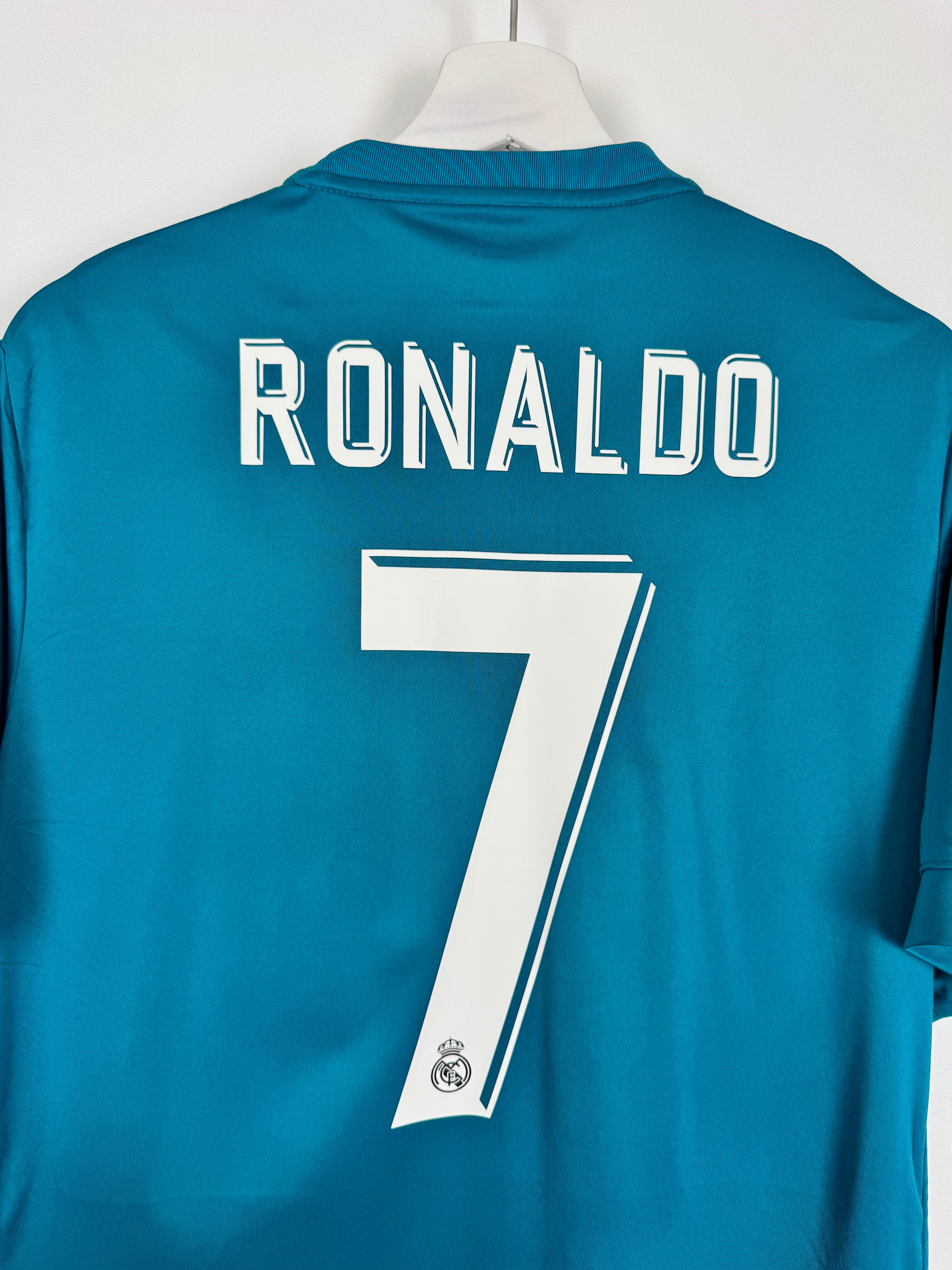 REAL MADRID 2017/2018 THIRD FOOTBALL SHIRT - RONALDO #7 (L)