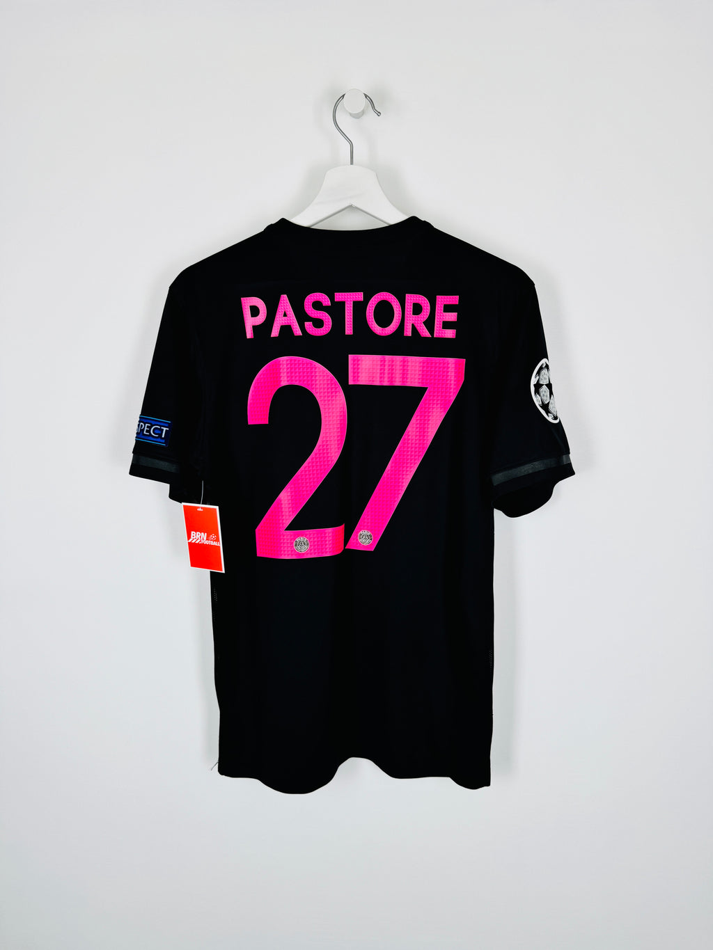 FOOTBALL JERSEY PSG 2015/2016 THIRD - PASTORE #27 (S)