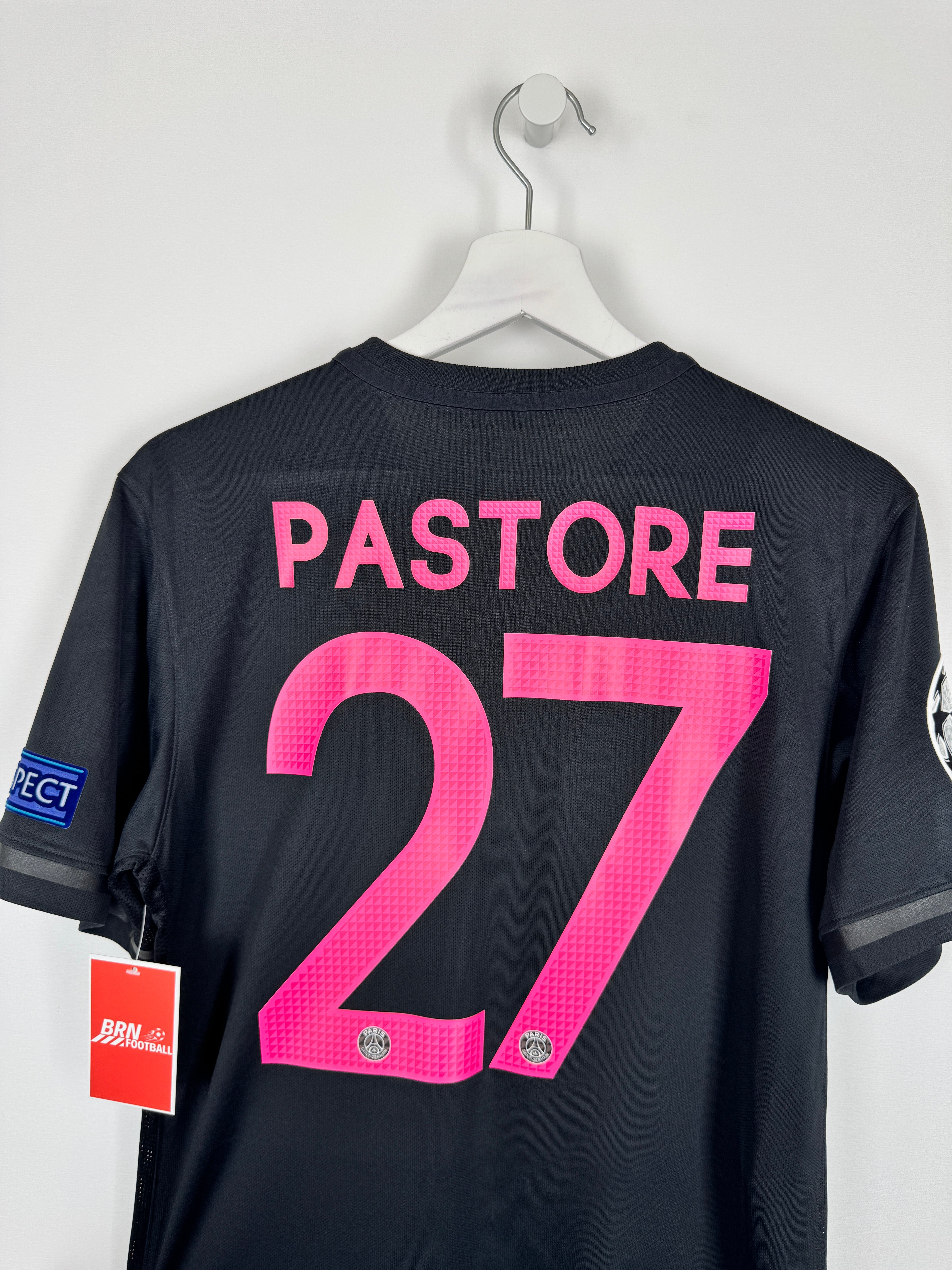 FOOTBALL JERSEY PSG 2015/2016 THIRD - PASTORE #27 (S)