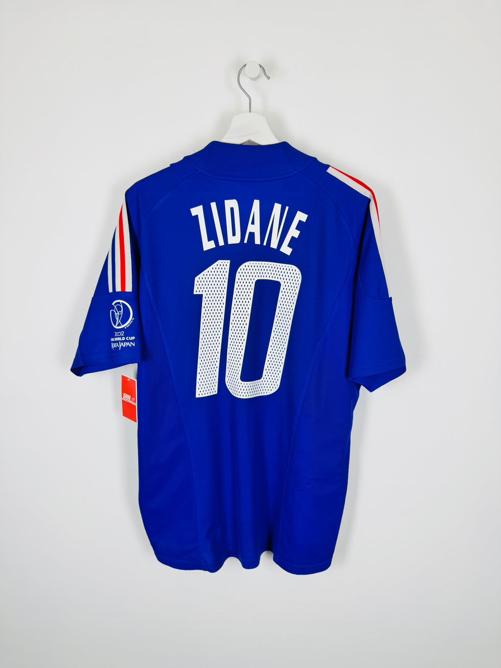 FRANCE NATIONAL FOOTBALL TEAM 2002 HOME JERSEY - ZIDANE #10 (M)