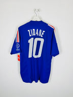 FRANCE NATIONAL FOOTBALL TEAM 2002 HOME JERSEY - ZIDANE #10 (M)