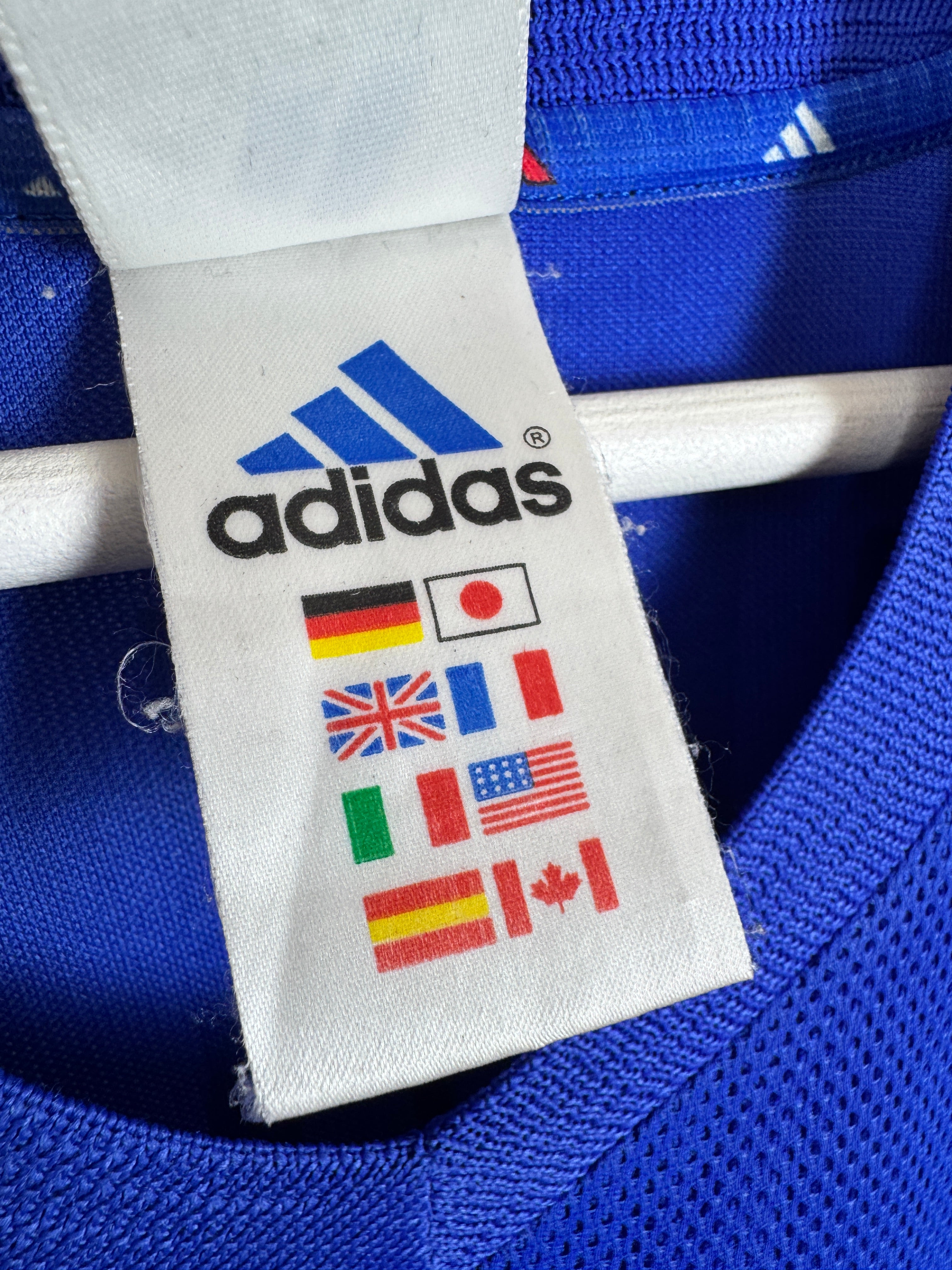 CAMISETA DE FÚTBOL SELECCIÓN DE FRANCIA 2002 LOCAL - ZIDANE #10 (M)