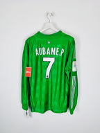 SAINT-ETIENNE 2012/2013 FOOTBALL SHIRT HOME LONG SLEEVE PLAYER ISSUE - AUBAMEYANG #7 (XL)