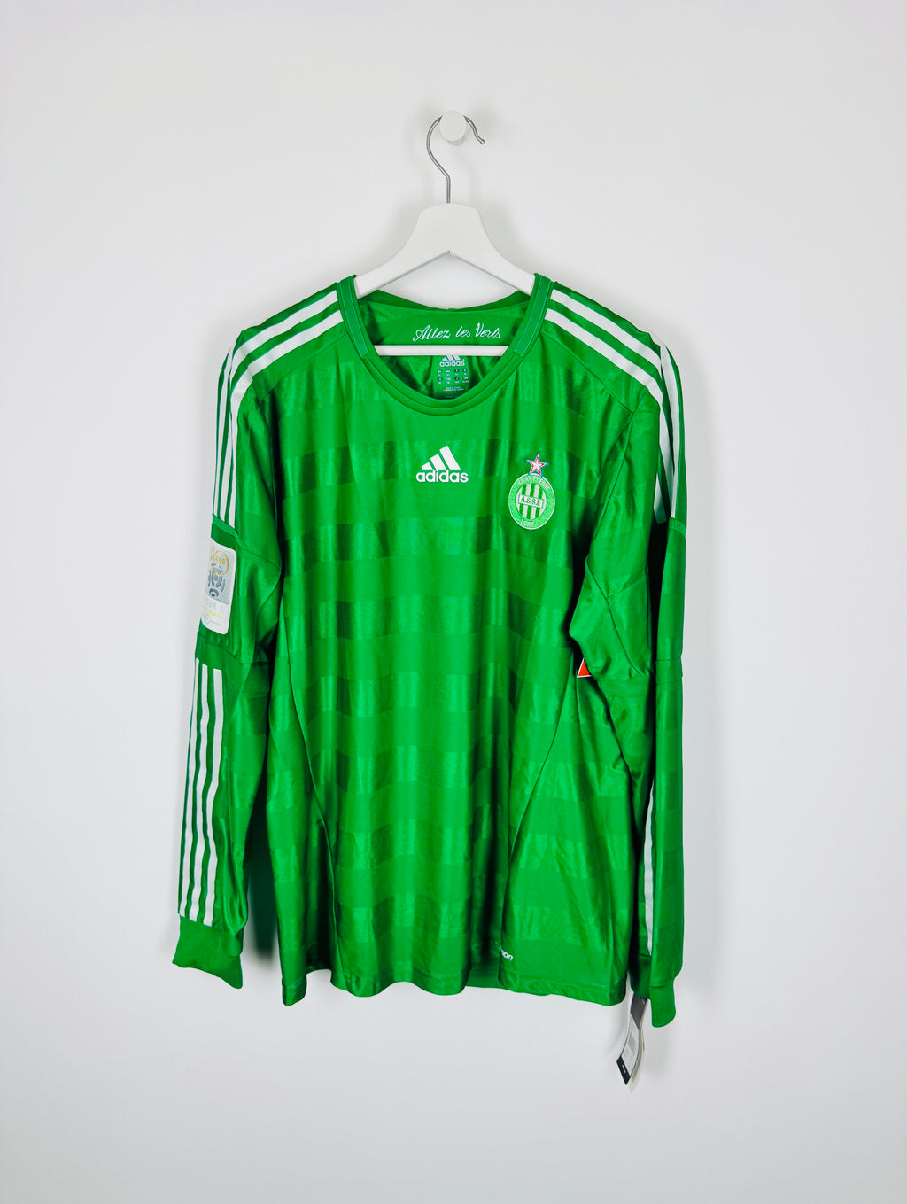 SAINT-ETIENNE 2012/2013 FOOTBALL SHIRT HOME LONG SLEEVE PLAYER ISSUE - AUBAMEYANG #7 (XL)