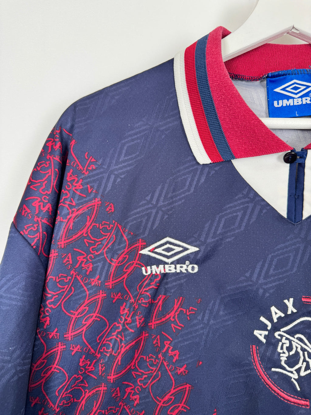 AJAX AMSTERDAM FOOTBALL JERSEY 1994/1995 AWAY (L)