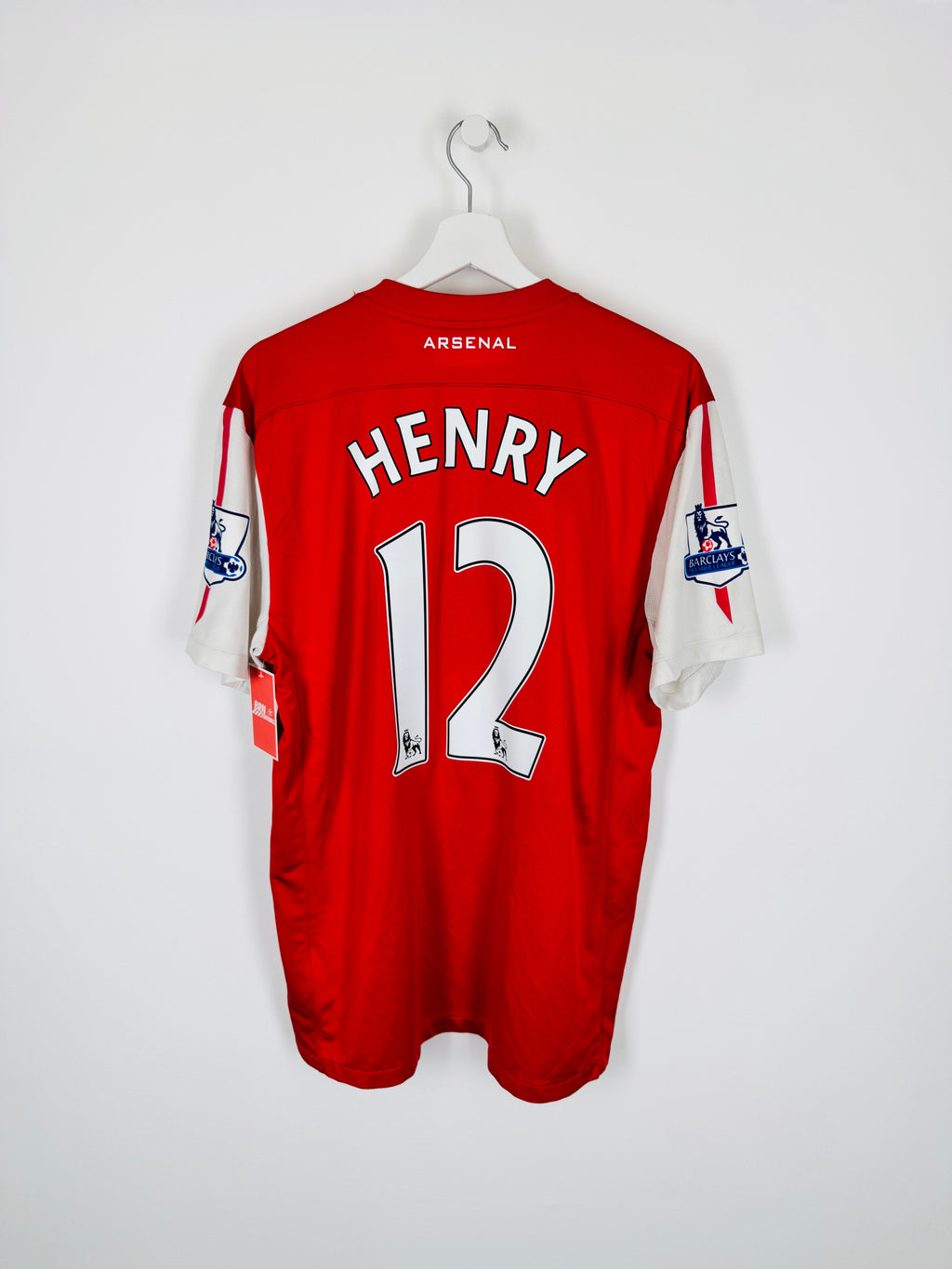 ARSENAL 2011/2012 HOME FOOTBALL JERSEY - HENRY #12 (L)
