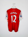 ARSENAL 2011/2012 HOME FOOTBALL JERSEY - HENRY #12 (L)