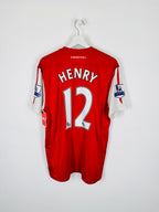 ARSENAL 2011/2012 HOME FOOTBALL JERSEY - HENRY #12 (L)