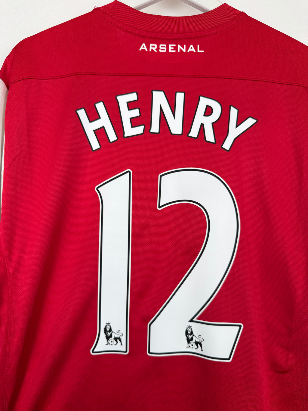ARSENAL 2011/2012 HOME FOOTBALL JERSEY - HENRY #12 (L)