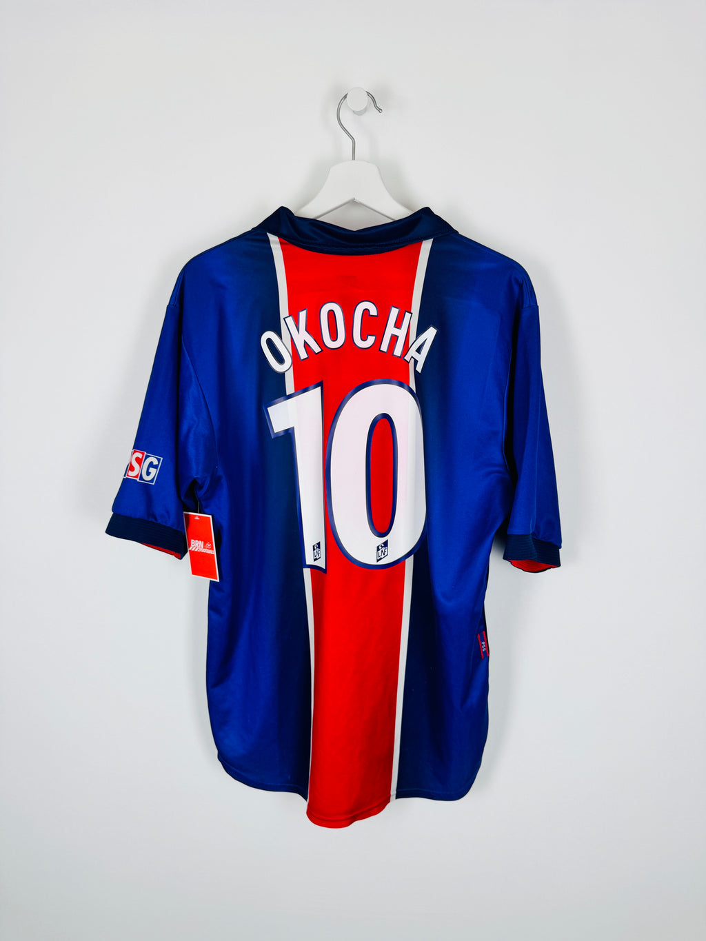 PSG FOOTBALL SHIRT 1998/1999 HOME - OKOCHA #10 (M)