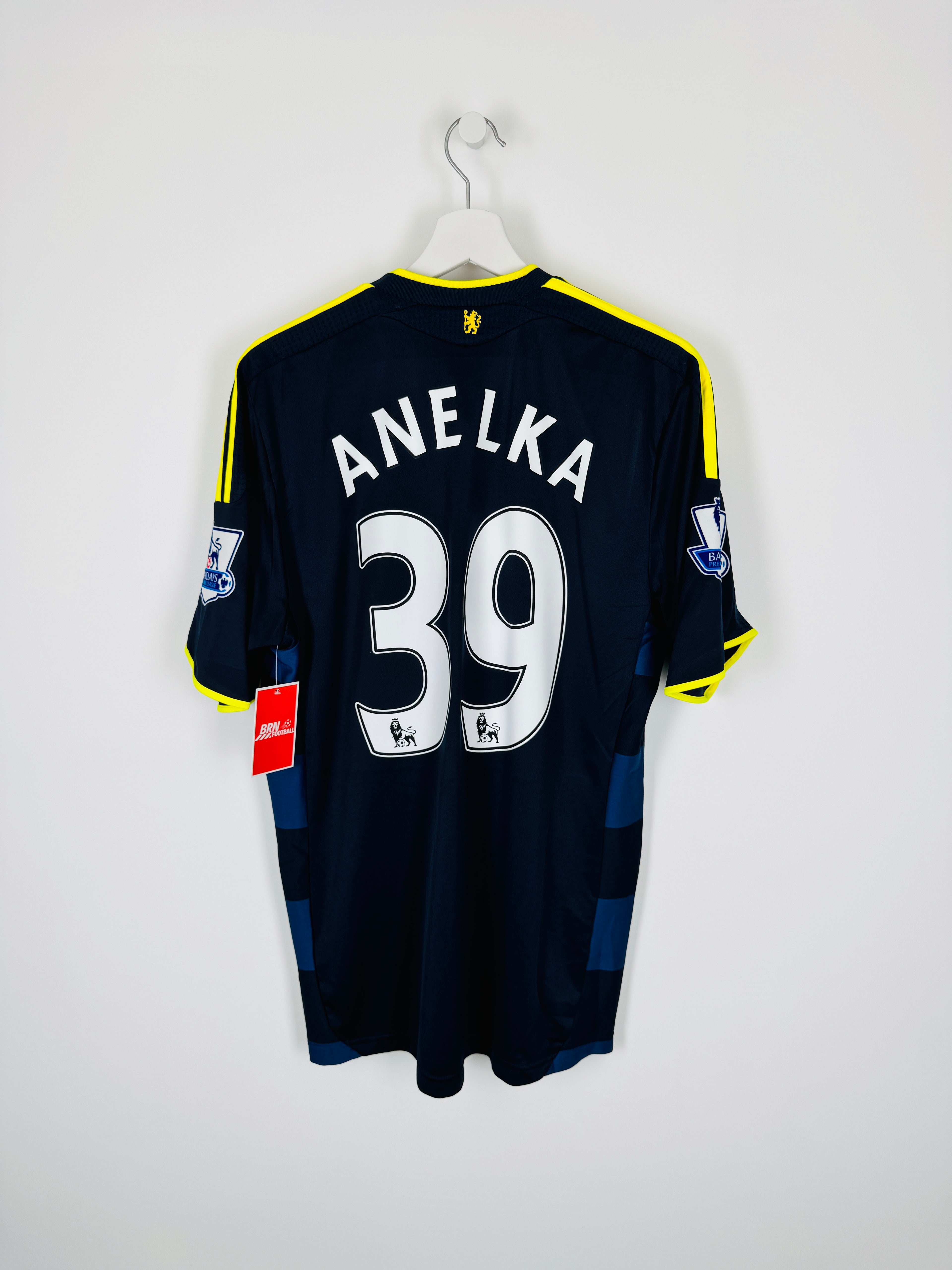 CHELSEA 2009/2010 AWAY FOOTBALL SHIRT - ANELKA #39 (M)